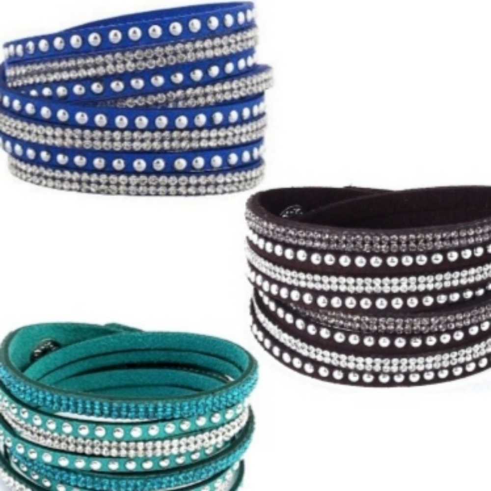 🆕️Swarovski elements Snap Closure Bracelets